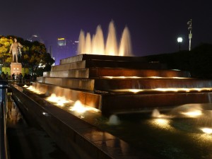 Fontaine sur le Bund